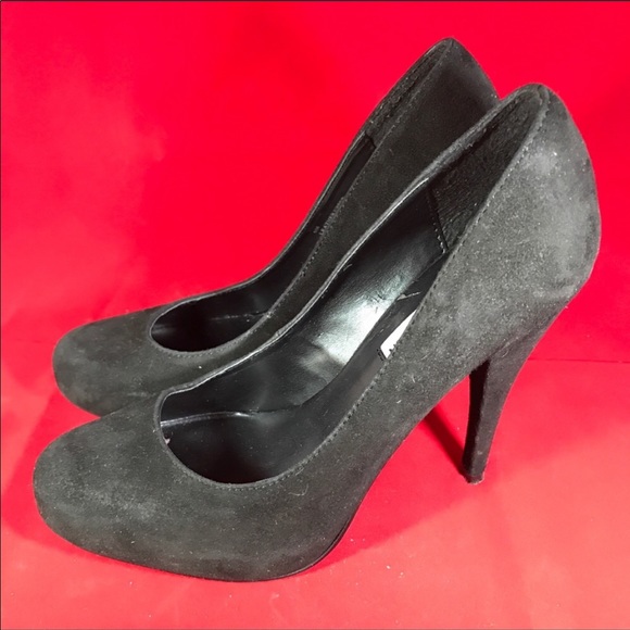 Steve Madden | Suede Black Kitten Heels - Picture 3 of 4